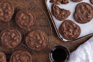Chocolate Peppermint Snaps