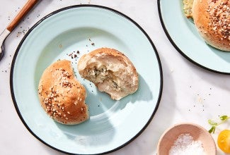 Stuffed Bagel Buns