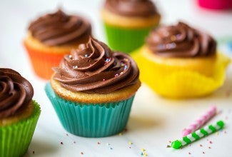 Classic Birthday Cupcakes