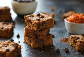 Paleo Pumpkin Chocolate Chip Bars