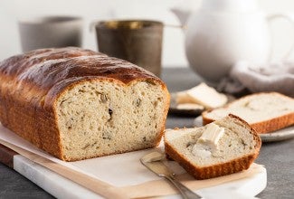 Vegan Herb and Caramelized Onion Brioche