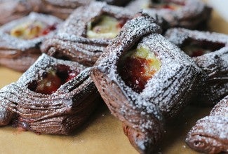 Chocolate Cherry Danish