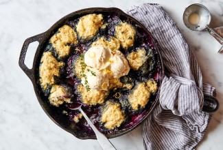 Maine Blueberries and Biscuits