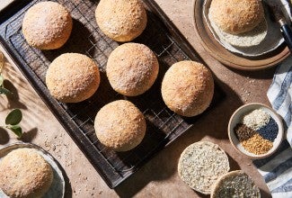 Multi-Seed Hamburger Buns