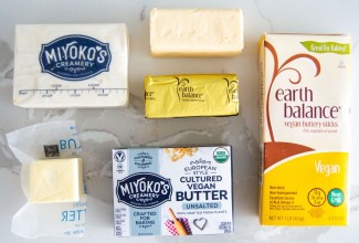 Packages of butter