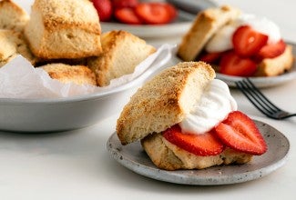 Almond Flour Shortcakes