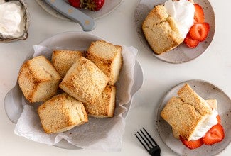 Almond Flour Shortcakes