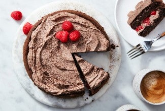 Chocolate Raspberry Torte