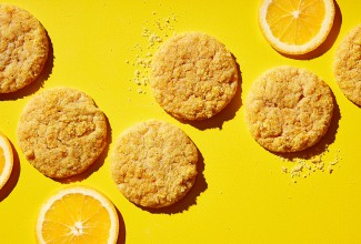 Olive Oil-Orange Sugar Cookies