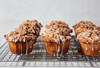 Stuffed Cinnamon Streusel Muffins