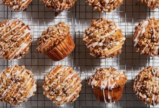 Stuffed Cinnamon Streusel Muffins