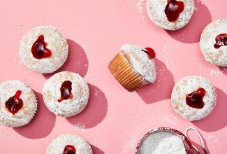 Jelly Doughnut Cupcakes