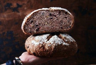 Wild Rice, Pecan and Dried Cranberry Bread