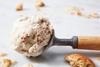 Snickerdoodle Ice Cream made with baking sugar alternative