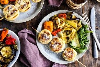 Grilled Garlic Knots