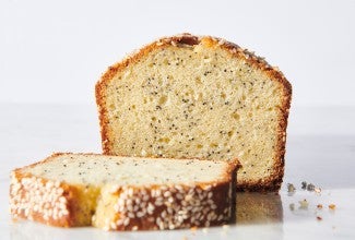 Tahini Poppy Seed Pound Cake