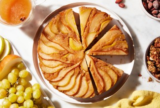 Maple-Pear Upside-Down Cake 