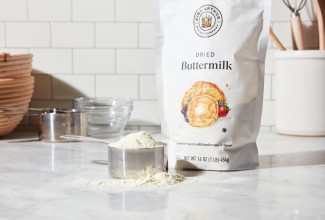 Bag of dried buttermilk