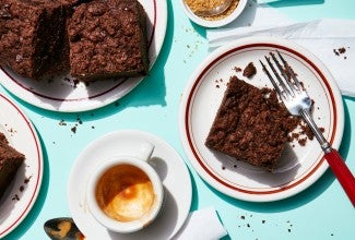 Triple Chocolate Coffee Cake