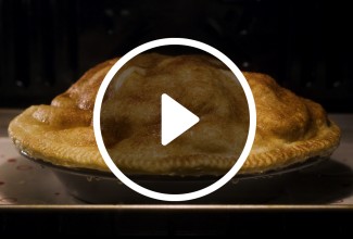 Apple pie made with All-Purpose Flaky Pastry Dough  - select to zoom