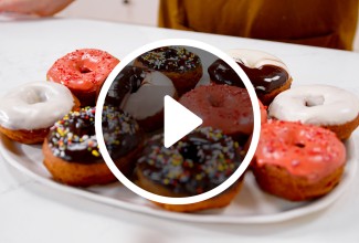 Claire Saffitz making Doughnuts - select to zoom
