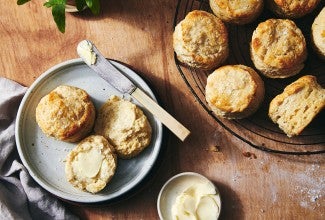 Bakewell Cream Biscuits