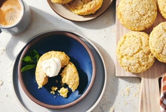 Lemon Cornmeal Biscuits