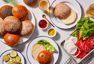 Seeded Hamburger Buns Recipe | King Arthur Baking