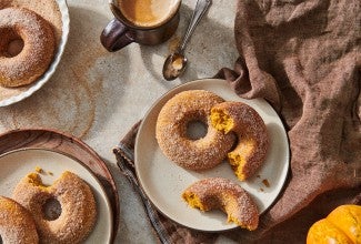 Pumpkin Cake Doughnuts