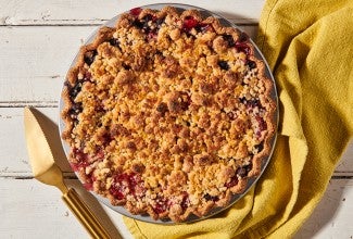 Fast Summer Berry Pie