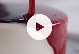 Berry Mirror Glaze video - select to zoom