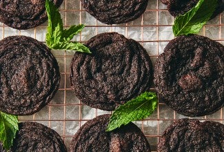 Chocolate Peppermint Snaps