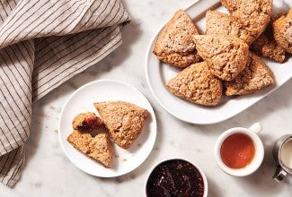 Climate Blend Whole Wheat Scones