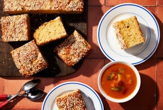 Spicy Kimchi Cheddar Bread 