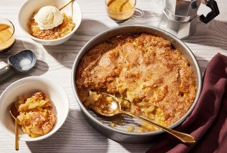 Sugar-Crusted Apple Cobbler