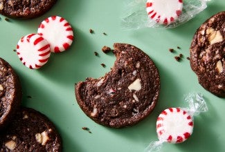 Peppermint Bark Cookies 