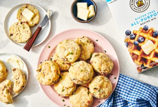 Gluten-Free Cheese Biscuits made with baking mix 