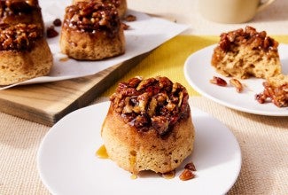 Sticky Bun Banana Muffins 