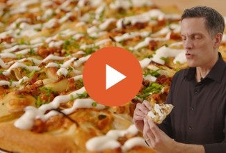 Loaded Baked Potato Pizza - select to zoom