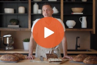 Play button for Croissant Sourdough Bread YouTube video - select to zoom