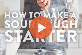 How to Make a Sourdough Starter - select to zoom