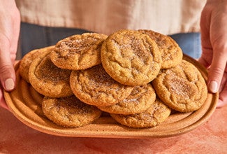 Pumpkin Snickerdoodle Cookies