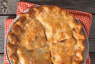 Double crust pie via @kingarthurflour