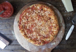 Baking steel pizza dough via @kingarthurflour