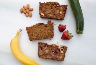 Banana zucchini bread and variations-11