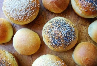 Brioche Buns via @kingarthurflour