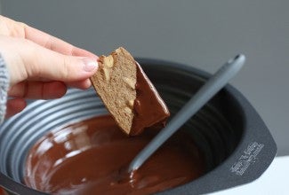 Dipping Chocolate via @kingarthurflour