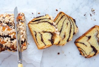 Chocolate Babka Bakealong via @kingarthurflour