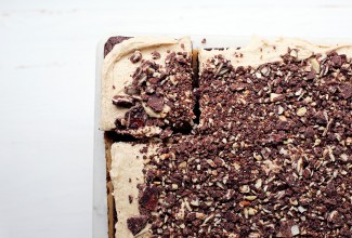 Chocolate crunch brownies via @kingarthurflour