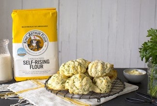 Easy Herb Biscuits via @kingarthurflour